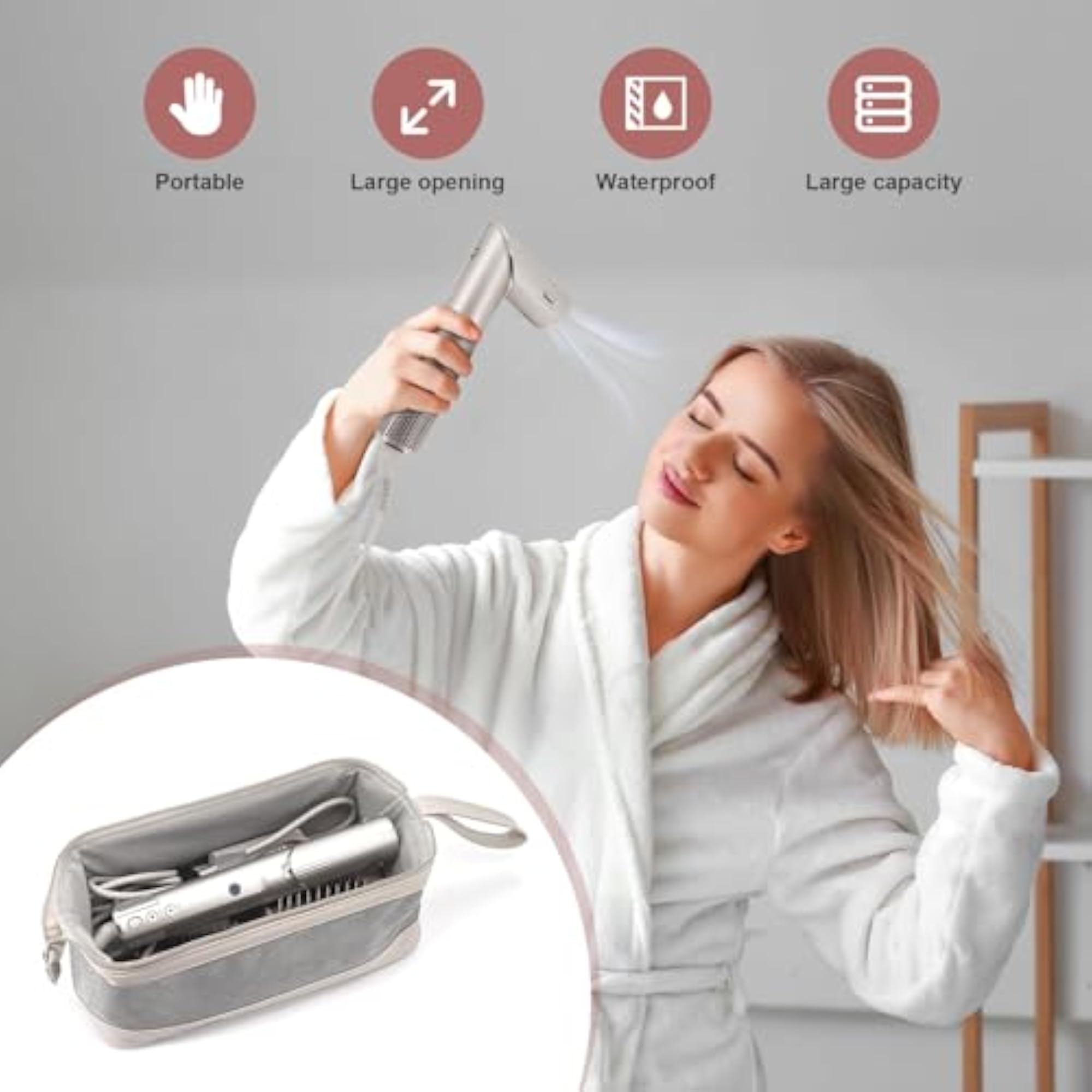 Hair Style Tools Case for Dyson Airwrap & Shark Flex Style